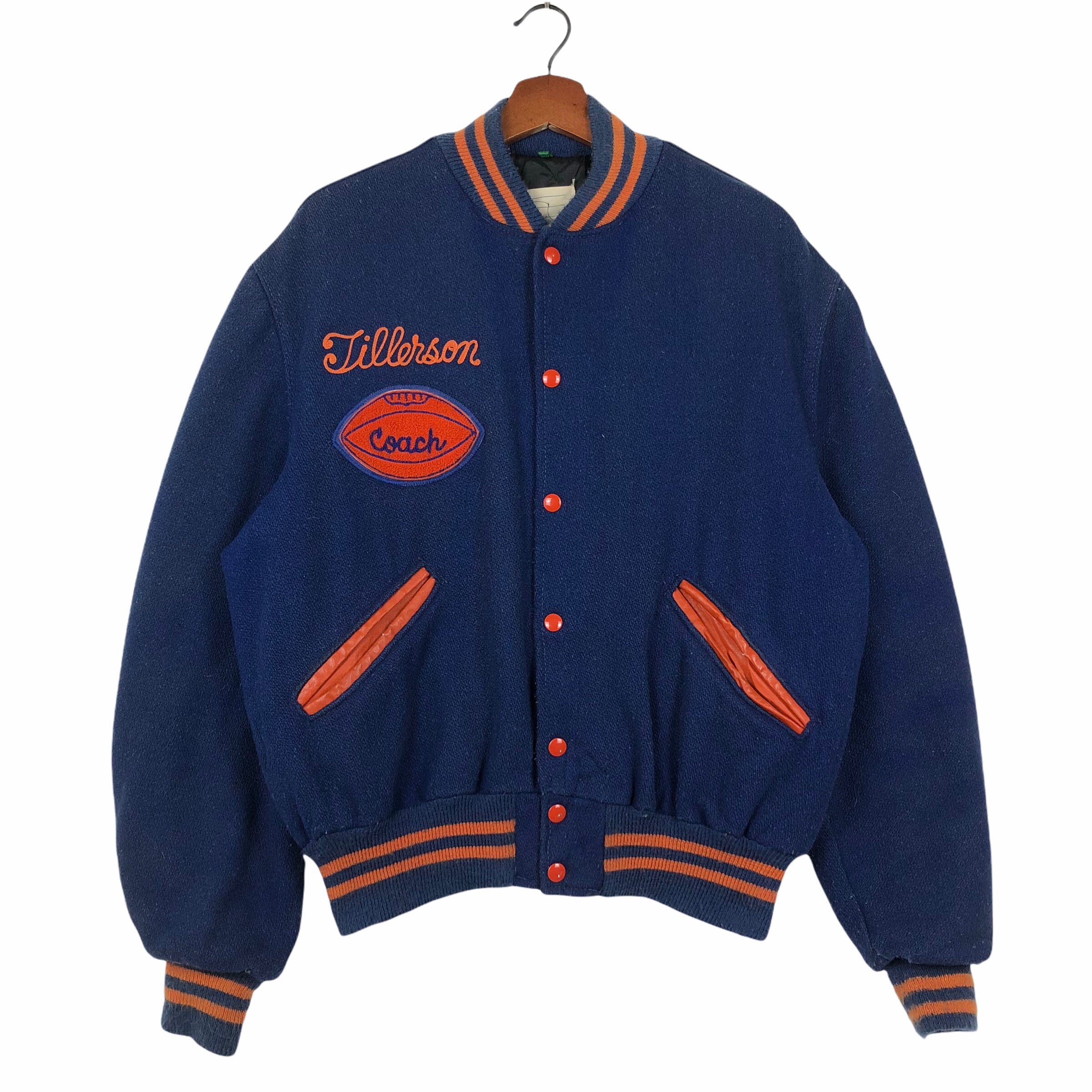 Vintage 60s Delong Theodore Roosevelt Letterman Jacket
