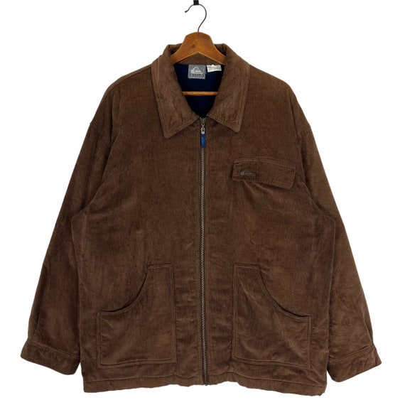 ジャケット・アウター 80-'s usa Corduroy Short Jacket Brown Fuzzdandy Mens Corduroy Western Denim Jacket Retro Vintage