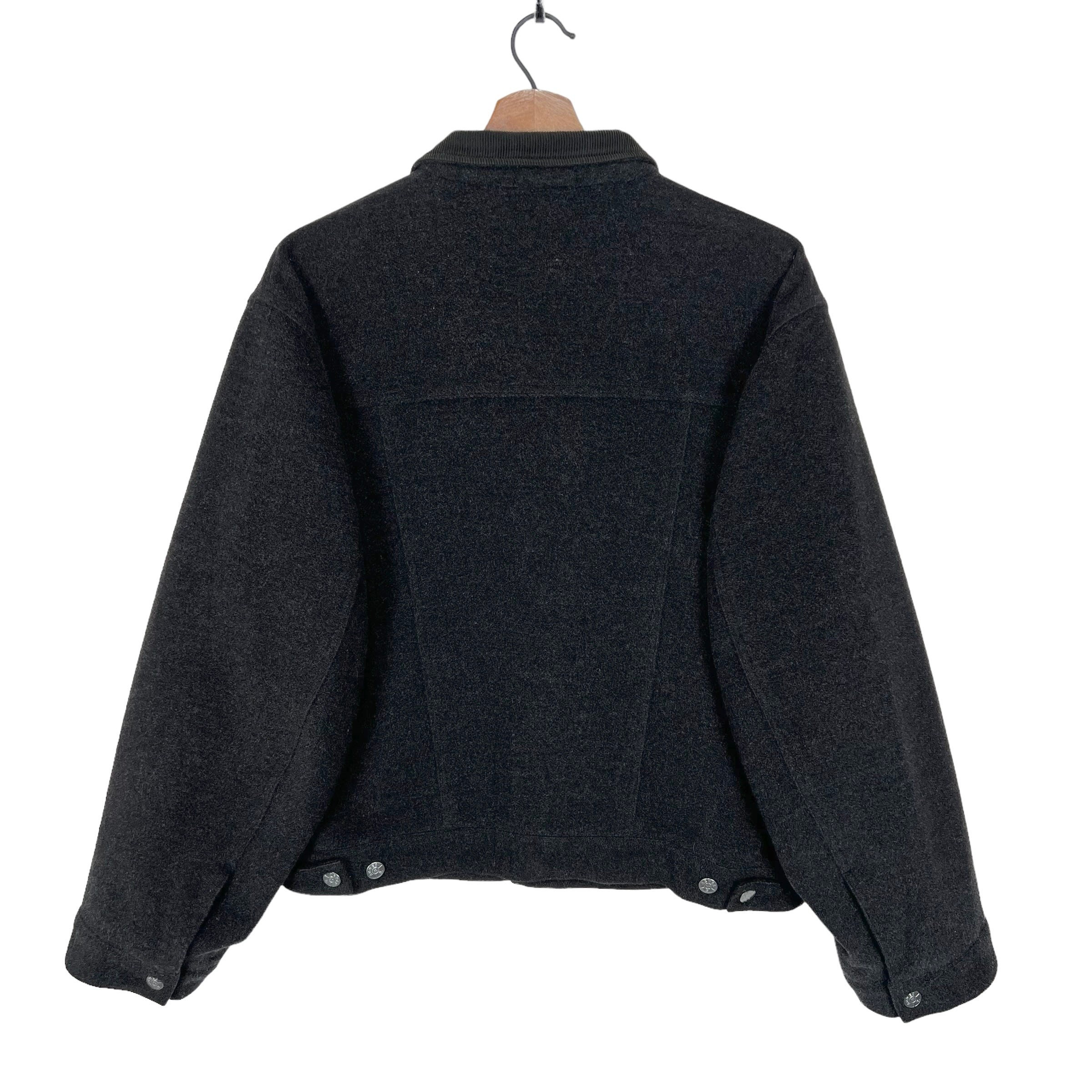 Vintage Agnes B Wool Trucker Jacket Made in France Size 2 - Etsy Vintage Agnes B Wool Trucker Jacket Made in France Size 2 - Etsy
