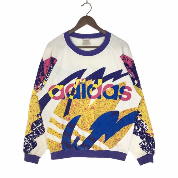 colorful adidas sweatshirt