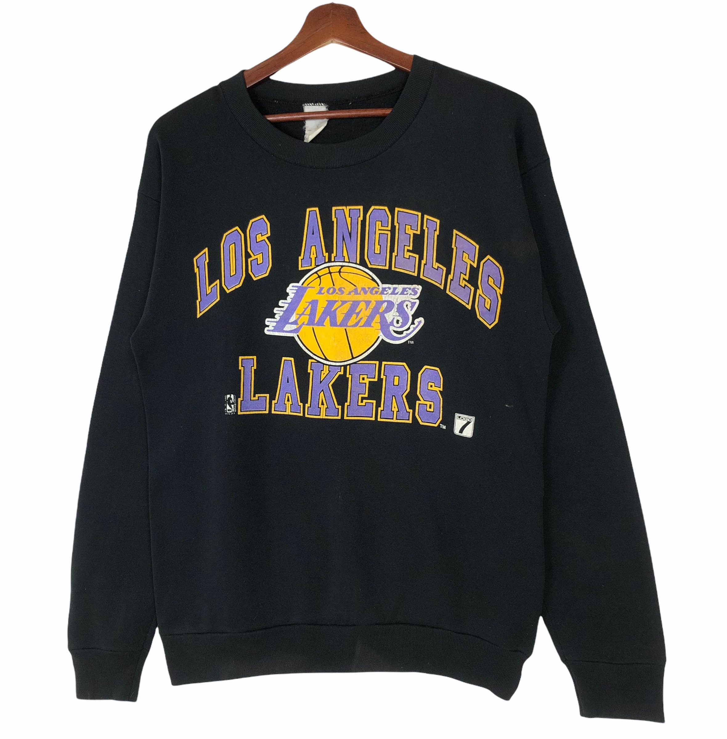ClockworkThriftStore Vintage 90's La Lakers Sweatshirt Pullover Jumper Los Angeles Lakers Sweatshirt
