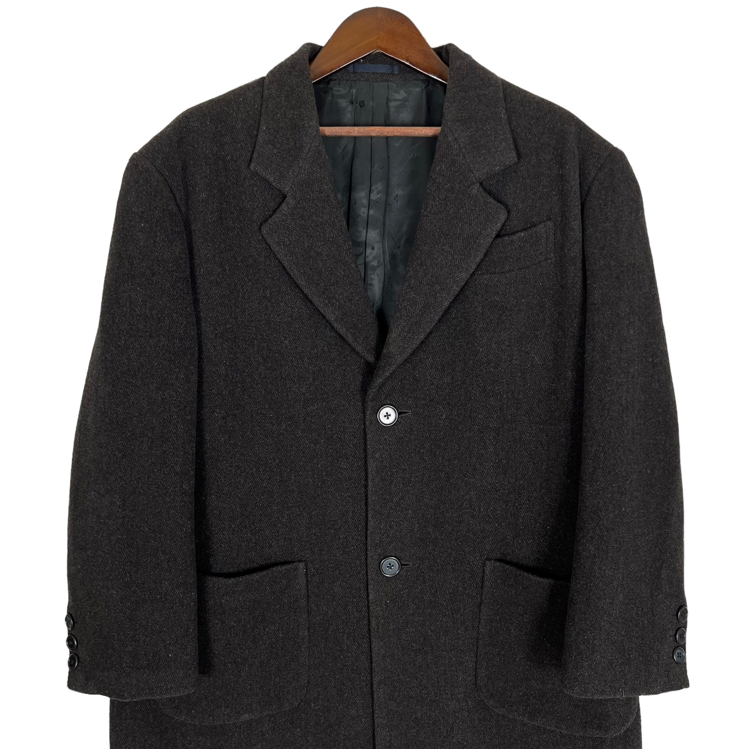 80年代ヴィンテージ ヨウジヤマモト Y's For Men ロングコート - Etsy 日本