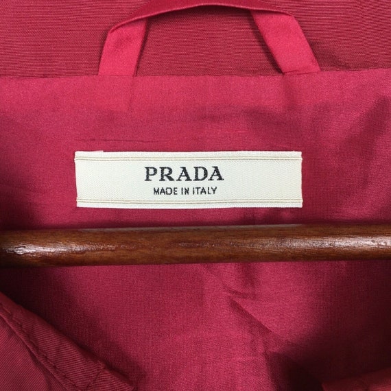 Sale!! Stunning Prada Red Silk Crop Jacket Short Sleeve Prada Silk 