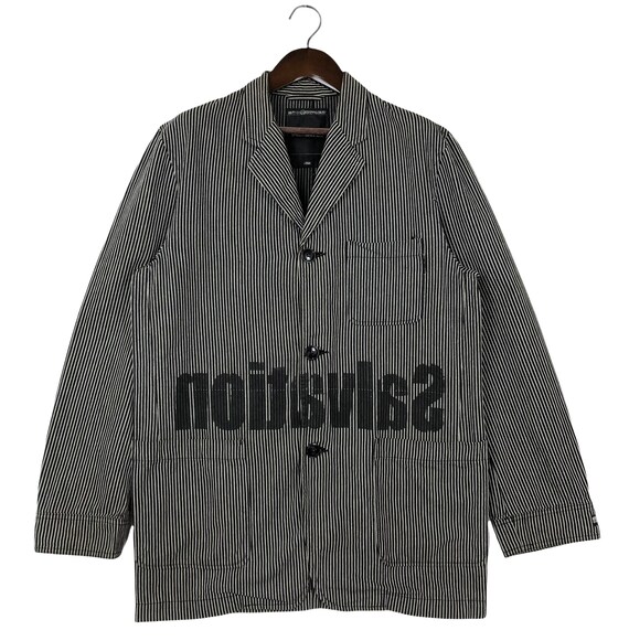 Neighborhood Hikory Stripe Denim Jacket Neighborhood Neighborhood Hikory Stripe Denim Jacket Neighborhood