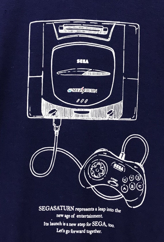 Vintage Sega Saturn Games Crewneck Sweatshirt Pri… - image 3