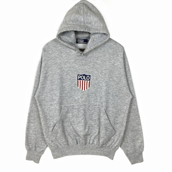 Vintage 90s Ralph Lauren Polo USA Kswiss Hoodie Sweatshirt Vintage 90s Ralph Lauren Polo USA Kswiss Hoodie Sweatshirt