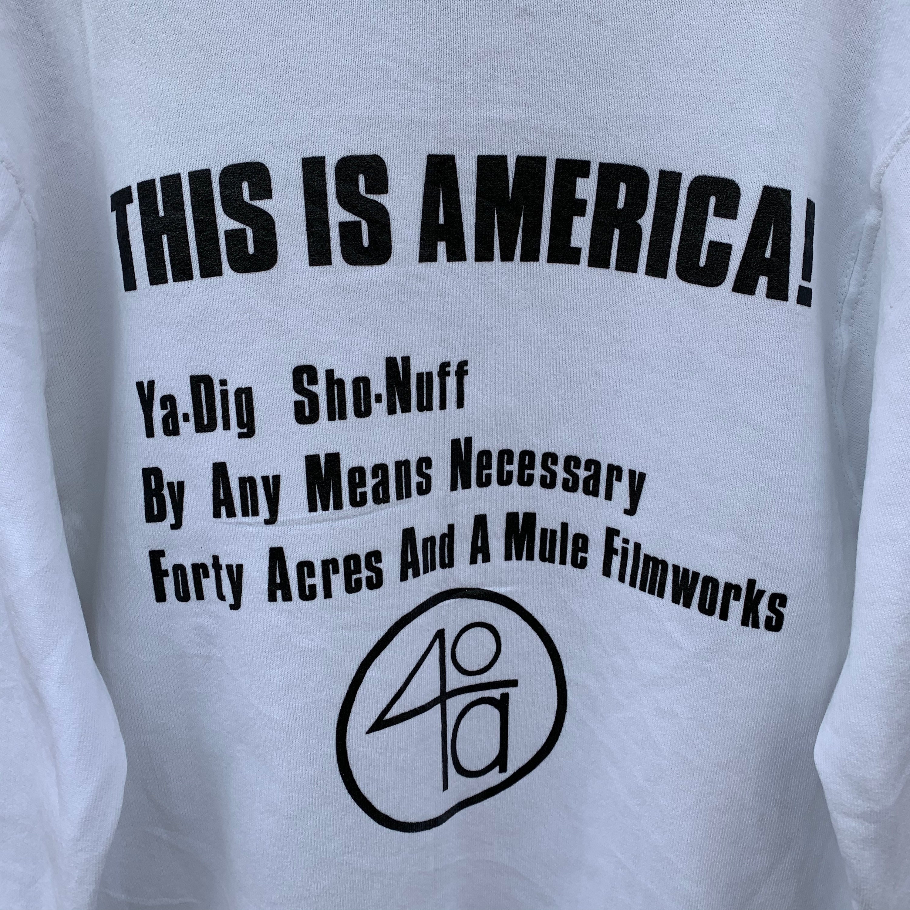 RARE !! Vintage 80's Film Do the Right Thing Sweatshirt by