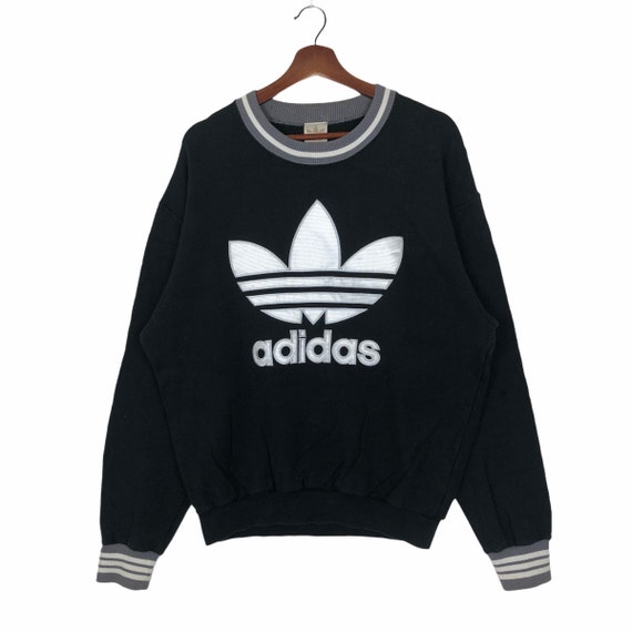 Vintage Adidas Sweatshirt Adidas Trefoil Embroider
