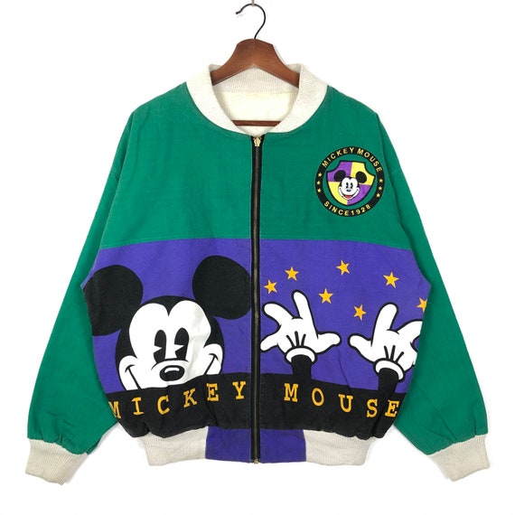 Vintage Disney Mickey Mouse Reversible Jacket Full