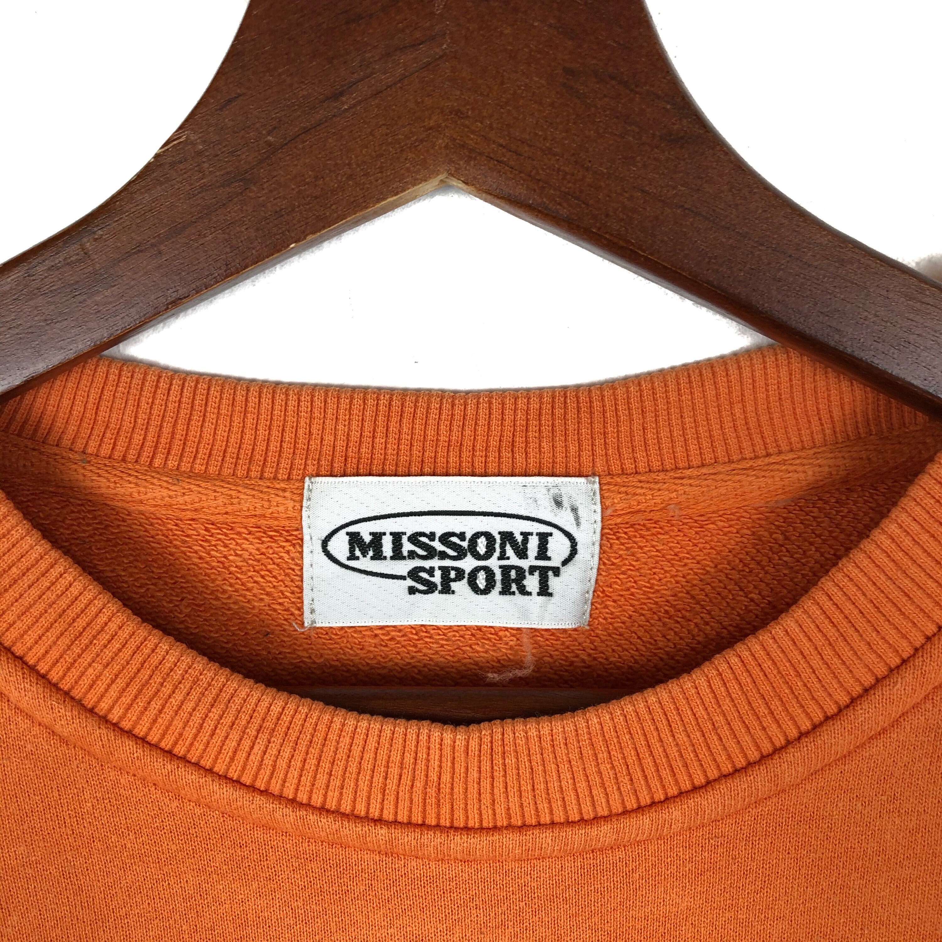 Vintage Missoni Sport Sweatshirt Crewneck Big Logo Multicolored 