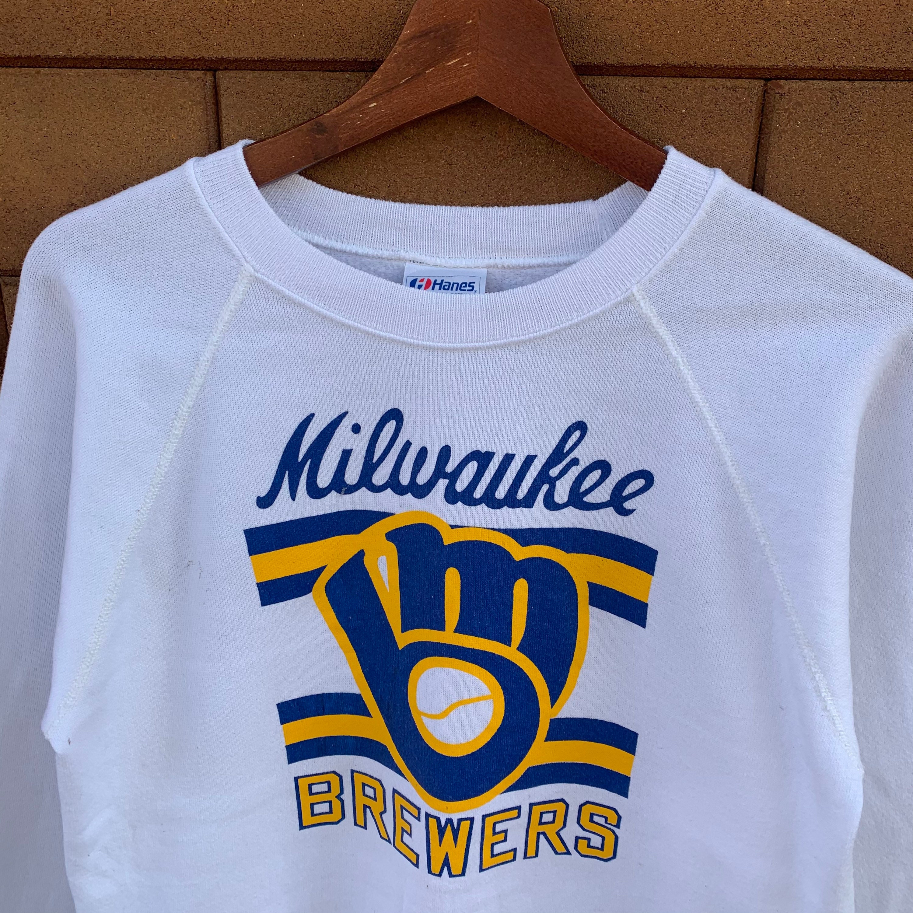 Official Milwaukee Brewers ’47 White Vintage Tubular shirt