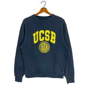 Vintage University California Santa Barbara Sweatshirt UCSB Big Logo Sweatshirt Size Large