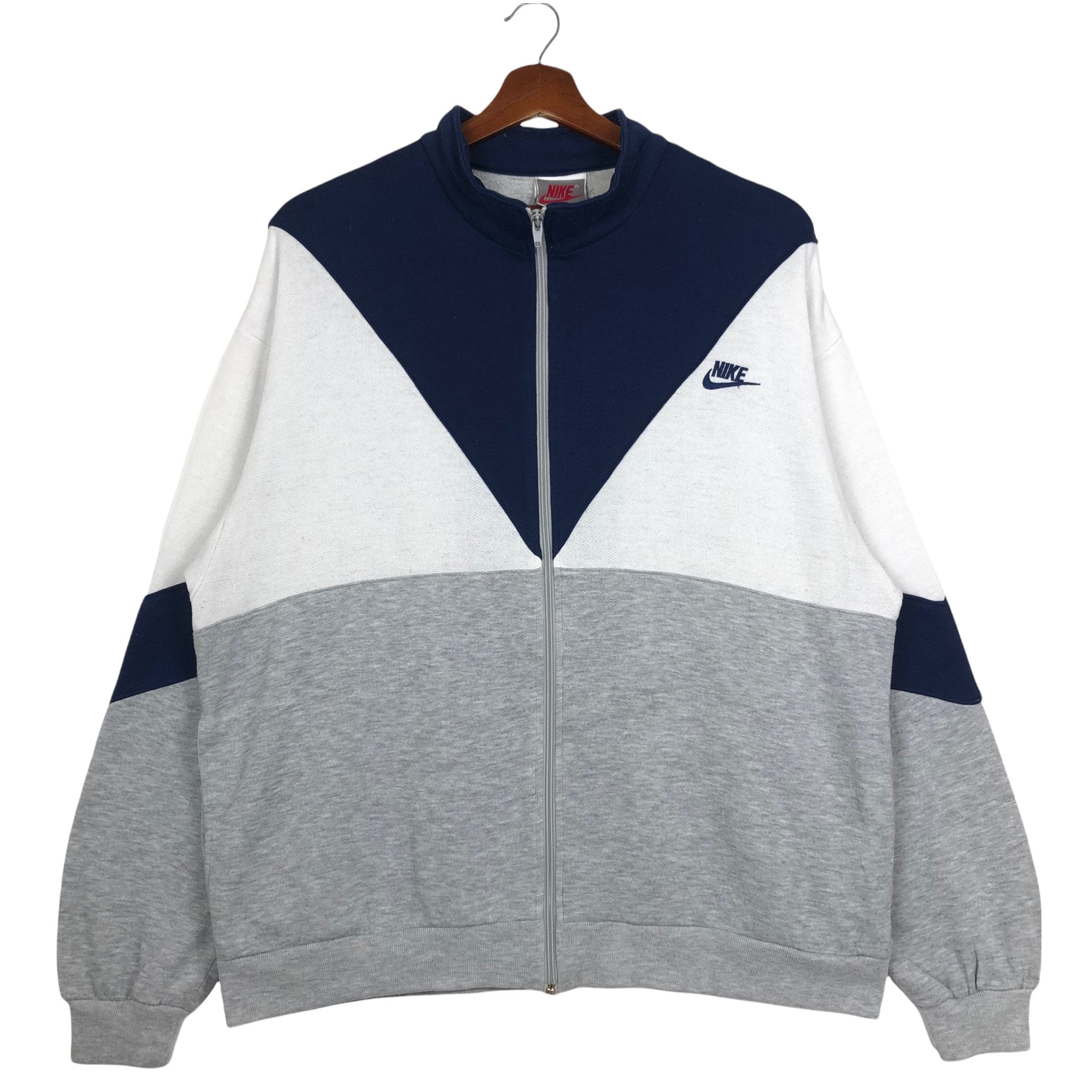 nike colorblock crewneck