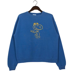 Vintage 90’s Snoopy Flying Ace Sweatshirt Crewneck Peanuts