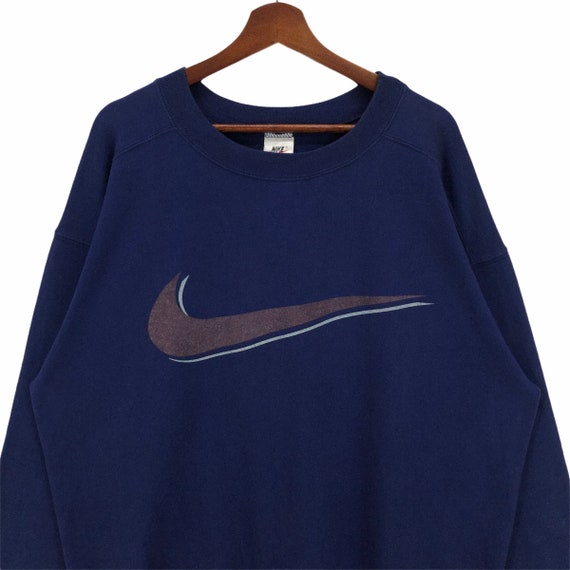 Vintage Nike Sweatshirt Crewneck Nike Swoosh Big … - image 3