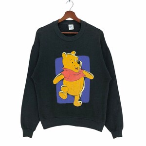Vintage 90’s Winnie The Pooh Sweatshirt Sweater Crewneck Big Logo Animated Pooh Character Sweatshirt