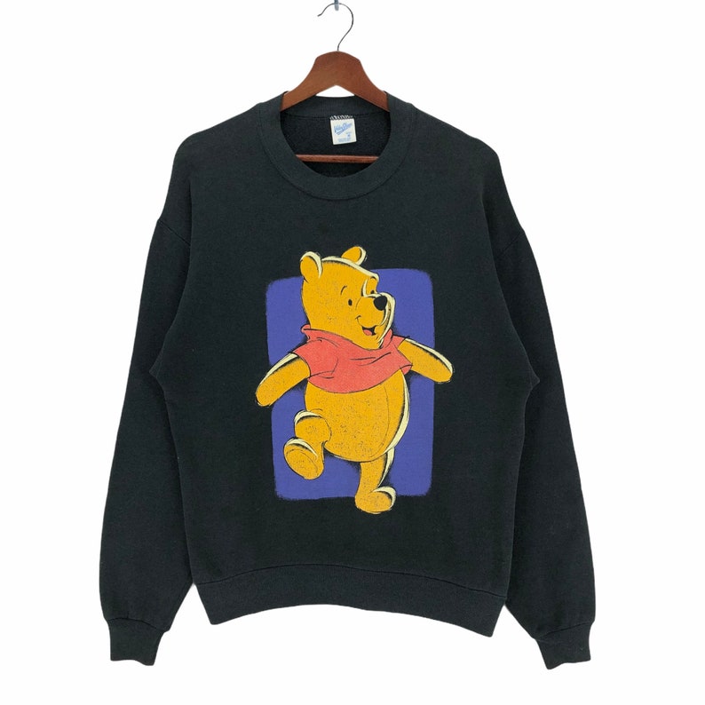 Vintage 90's Winnie The Pooh Sweatshirt Sweater Crewneck Big Logo Animated Pooh Character Sweatshirt .br Vintage 90's Winnie The Pooh Sweatshirt Sweater Crewneck Big Logo Animated Pooh Character Sweatshirt .br