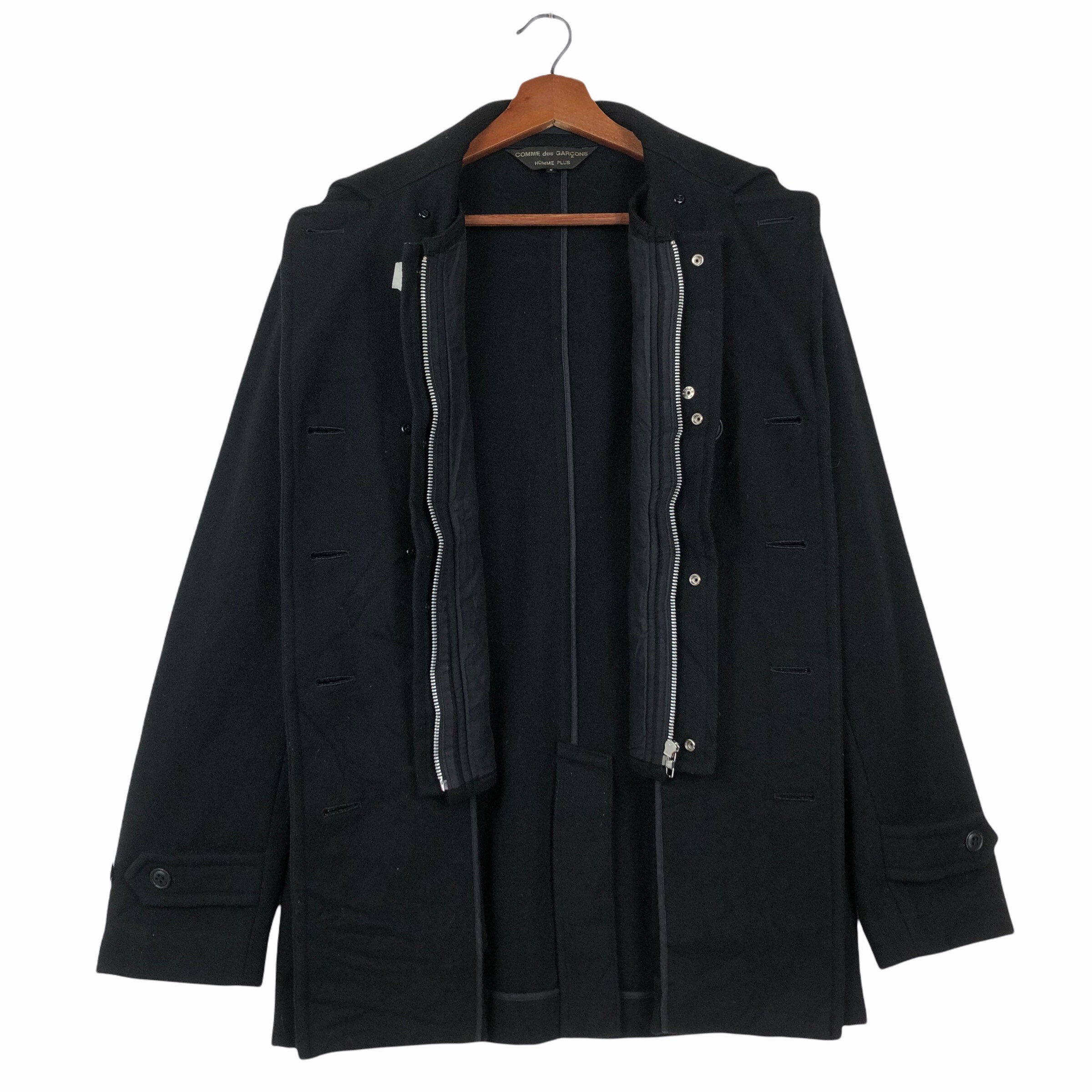 Comme des Garçons HOMME 90s Long Coat Vintage 90s Comme Des Garcons Homme Wool Long Coat - Size