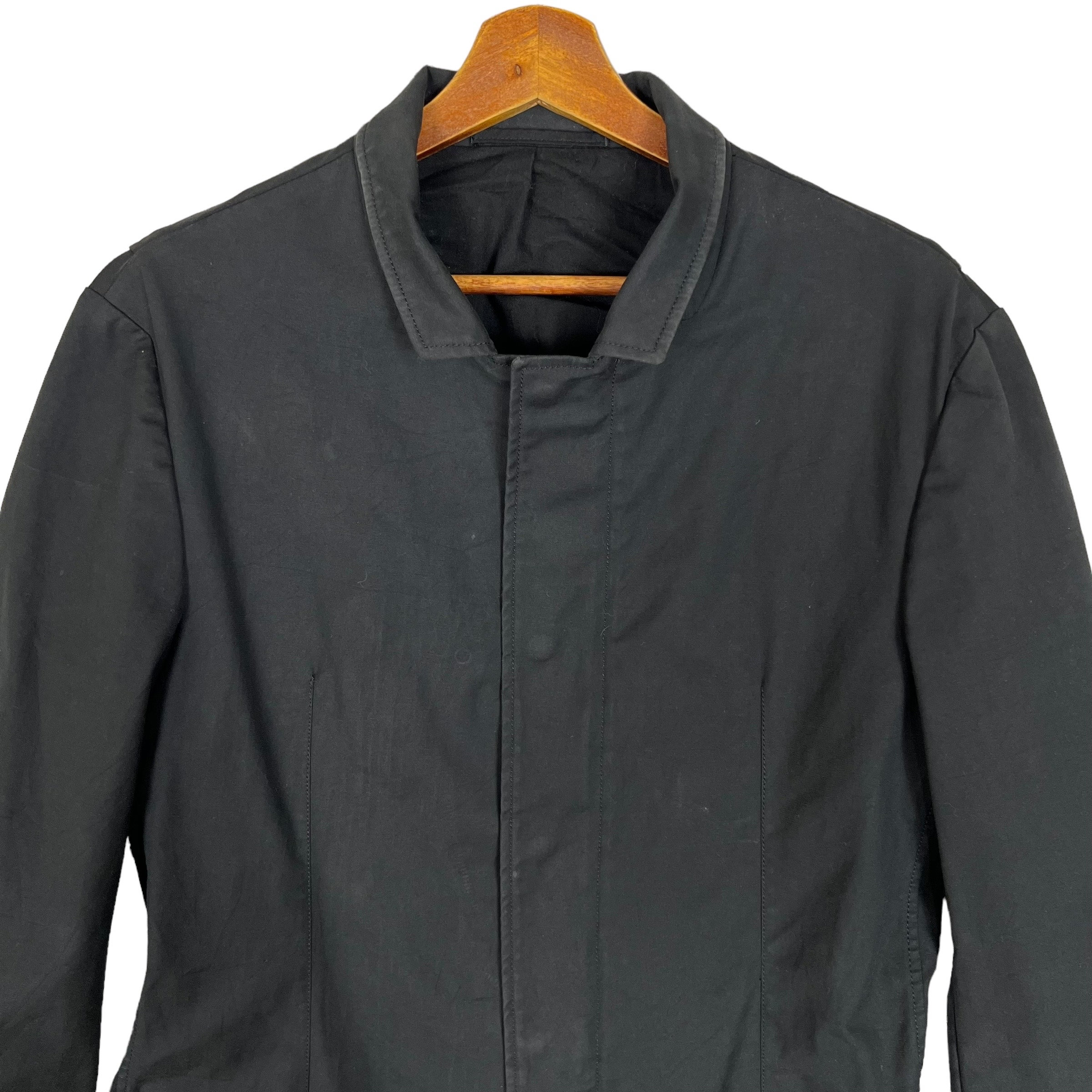 Vintage Armani Collezioni Mandarin Collar Snap Button Blazer