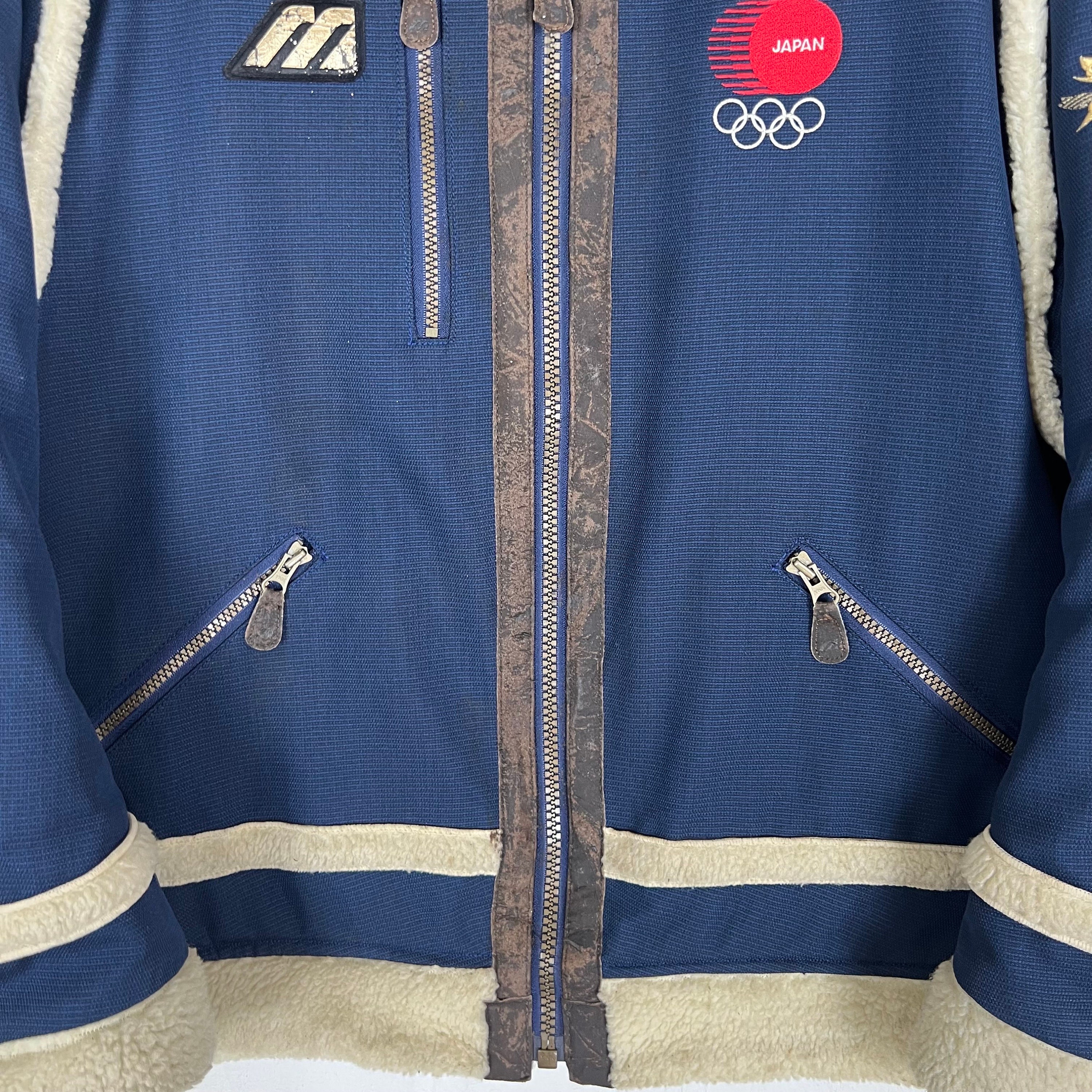 Vtg 90s Mizuno Olympic Nagano 1998 Sherpa Jacket Size Medium - Etsy