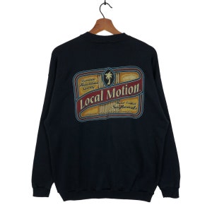 Vintage Local Motion Sweatshirt Local Motion Surf Design Surf Style Sweatshirt Size Large
