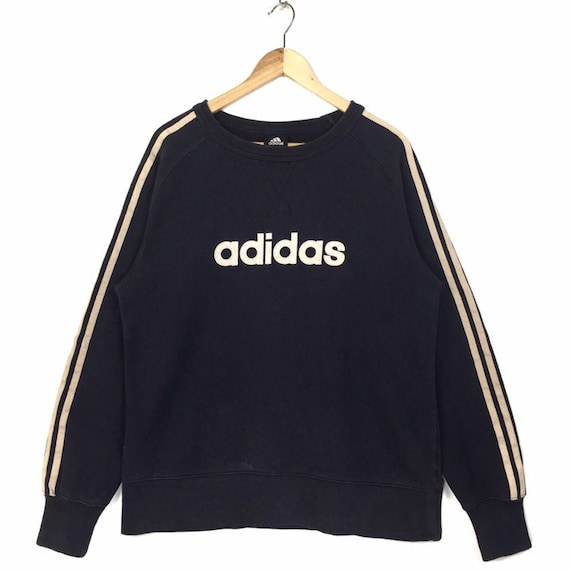 Rare Adidas Sweatshirt Side Stripe Sweatshirt Adid