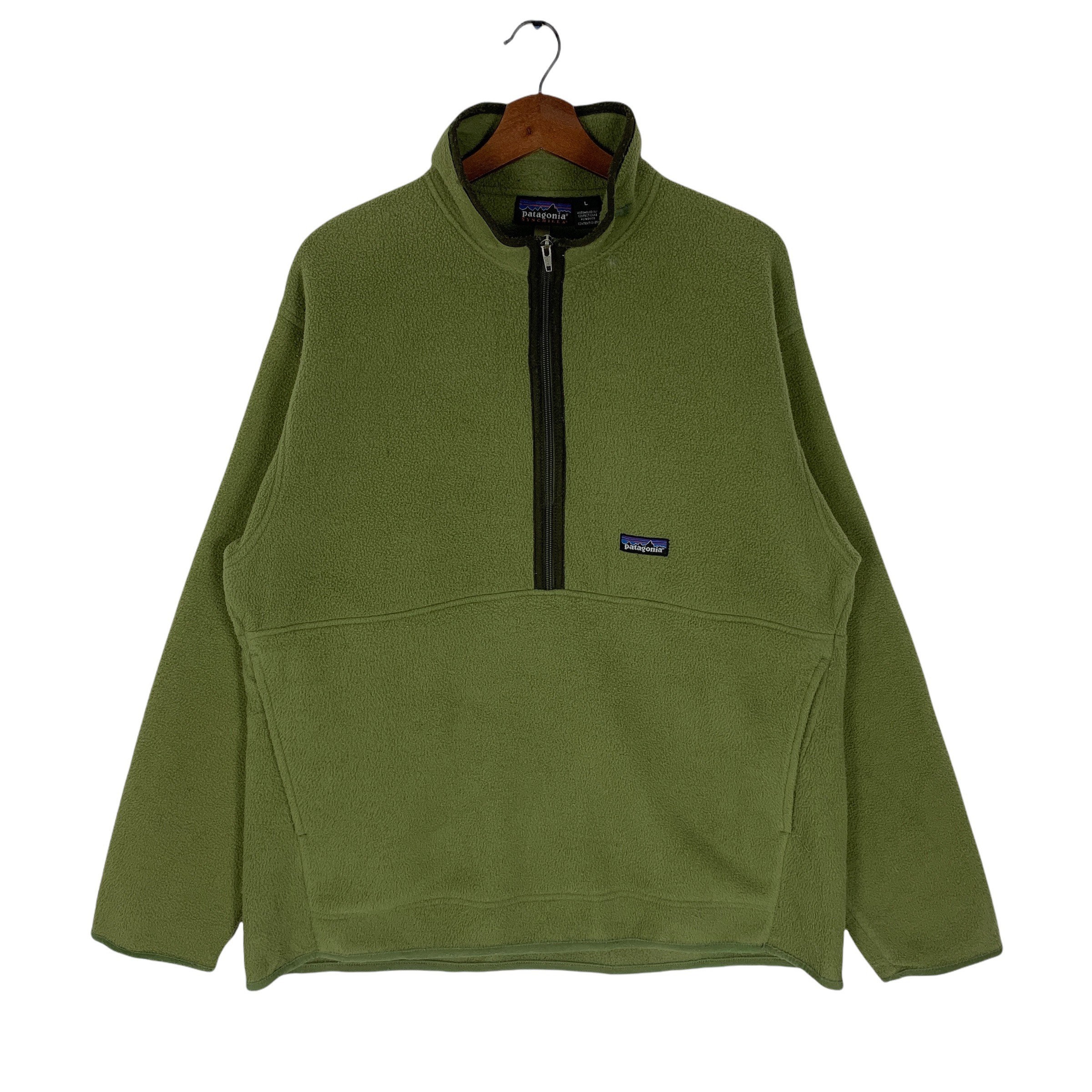 Vintage Patagonia Half Zip Fleece Jacket Size Large