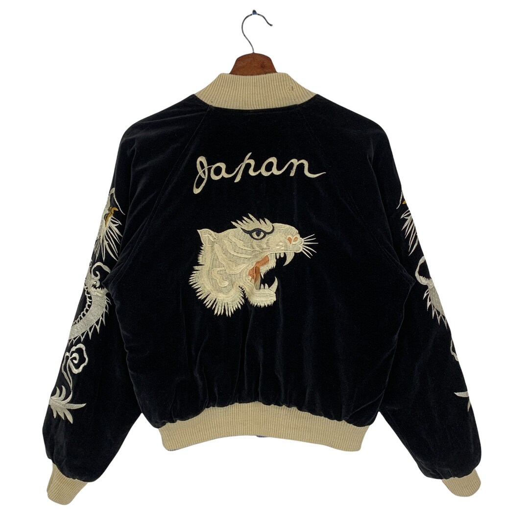 Vintage Sukajan Reversible Velvet Jacket Embroidered Vintage Sukajan Reversible Velvet Jacket Embroidered