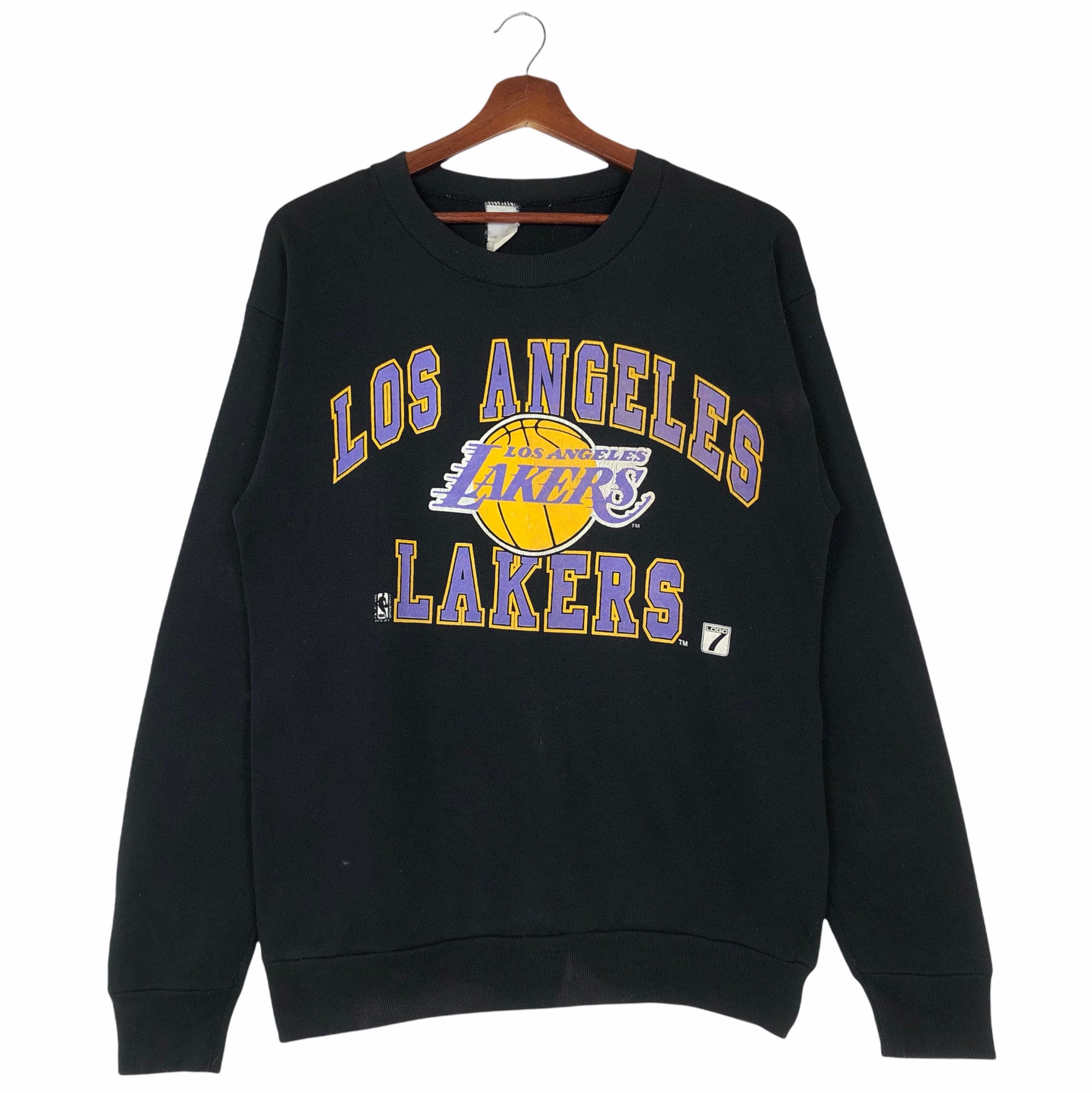 Vintage NBA Los Angeles Lakers Sweatshirt Size Large Made in USA 1990s