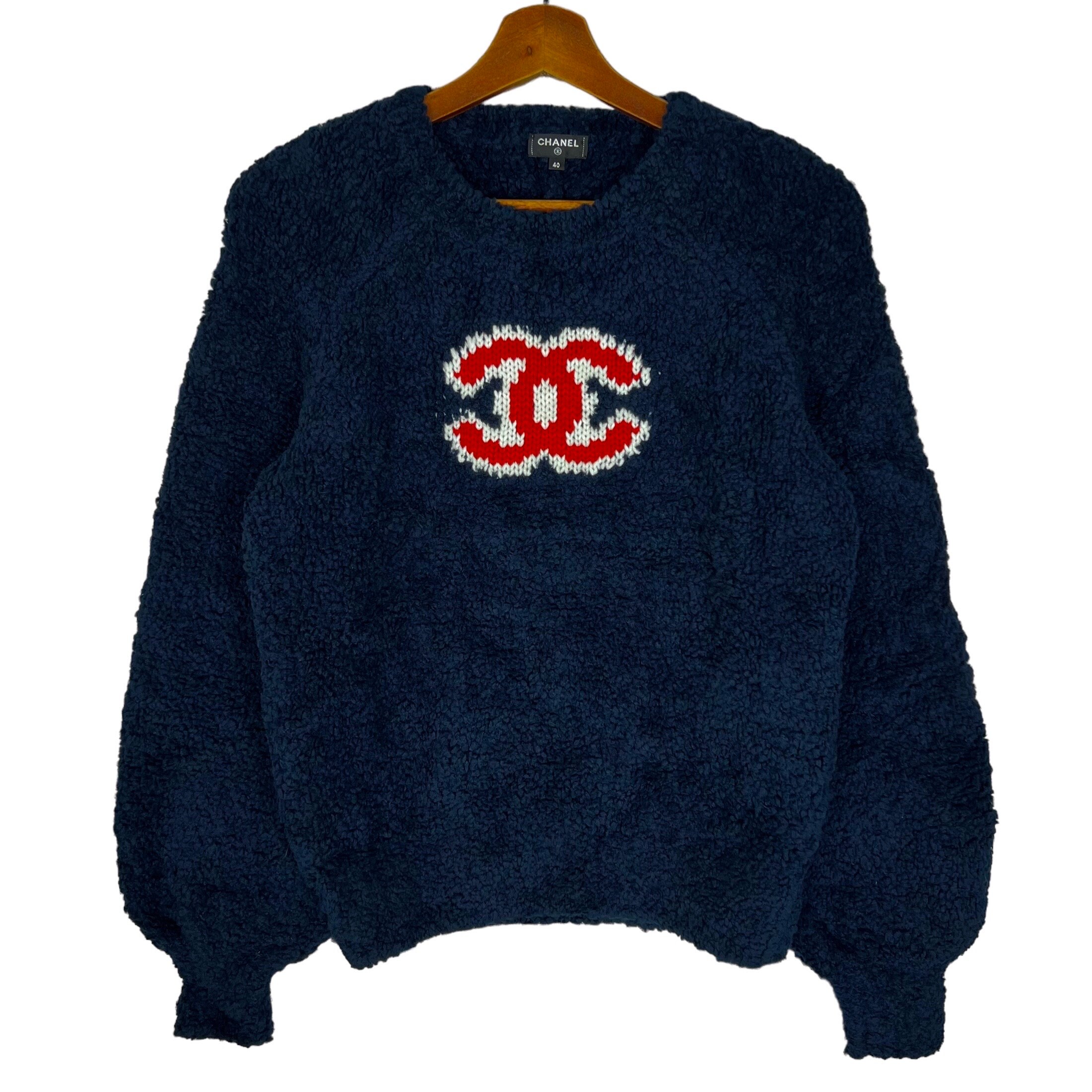 Chanel Logo Sweater Etsy UK