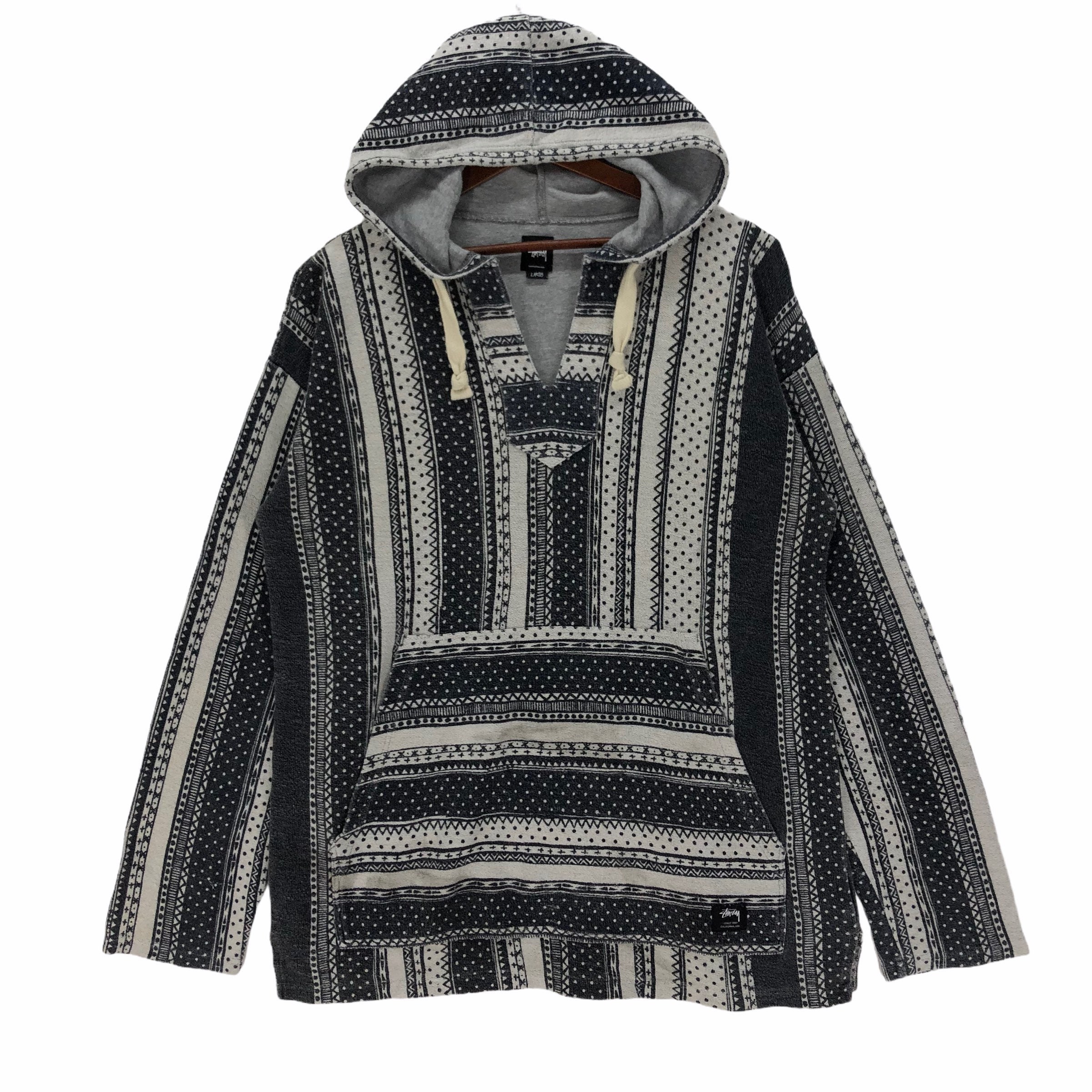 【35％OFF】 Baja Design Native Hoodie Stussy Vintage Style Tribal Aztec トップス