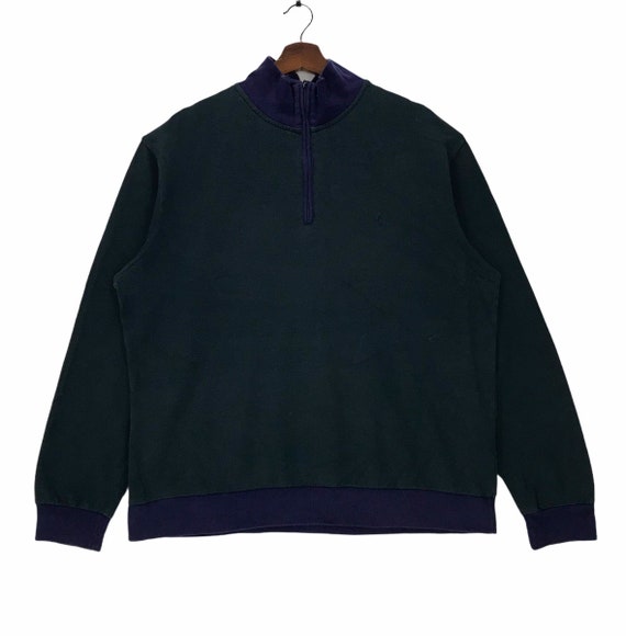 Vintage ralph lauren half best sale zip