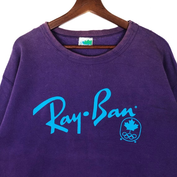 Vintage Rayban Sweatshirt Crewneck Rayban Olympic… - image 4