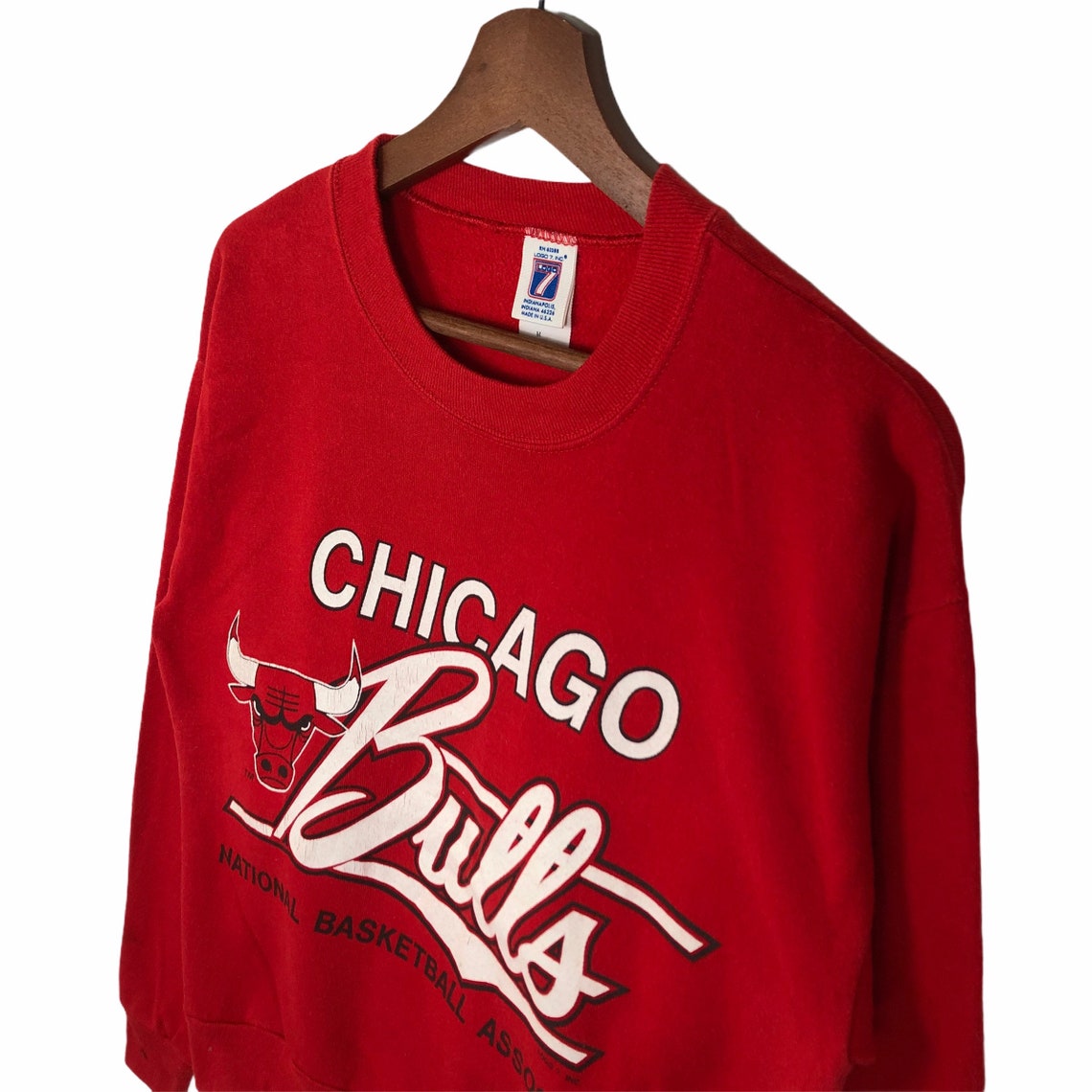Vintage 90s Chicago Bulls Sweatshirt Chicago Bulls Basketball Etsy