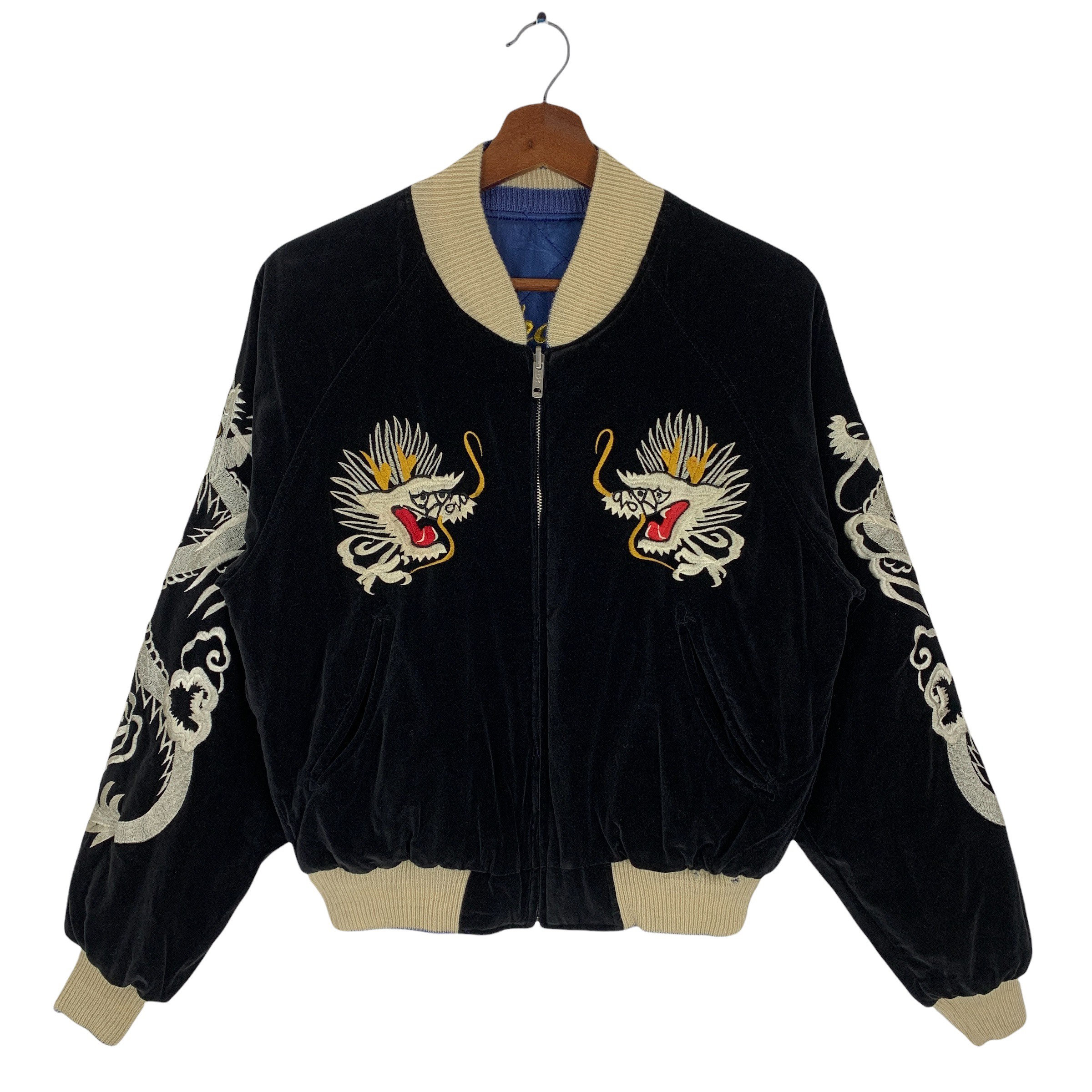 Vintage Sukajan Reversible Velvet Jacket Embroidered Vintage Sukajan Reversible Velvet Jacket Embroidered