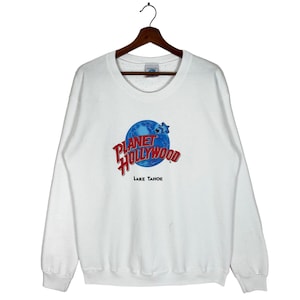 Vintage 90s Planet Hollywood Lake Tahoe Sweatshirt Size Large