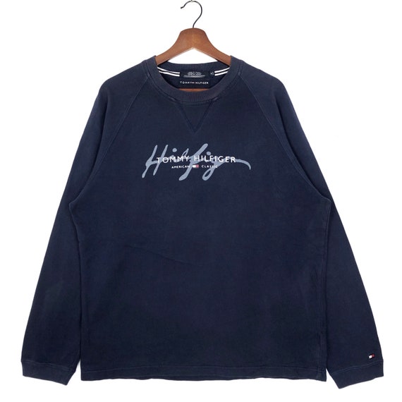 Vintage Tommy Hilfiger Crewneck Sweatshirt Tommy … - image 1