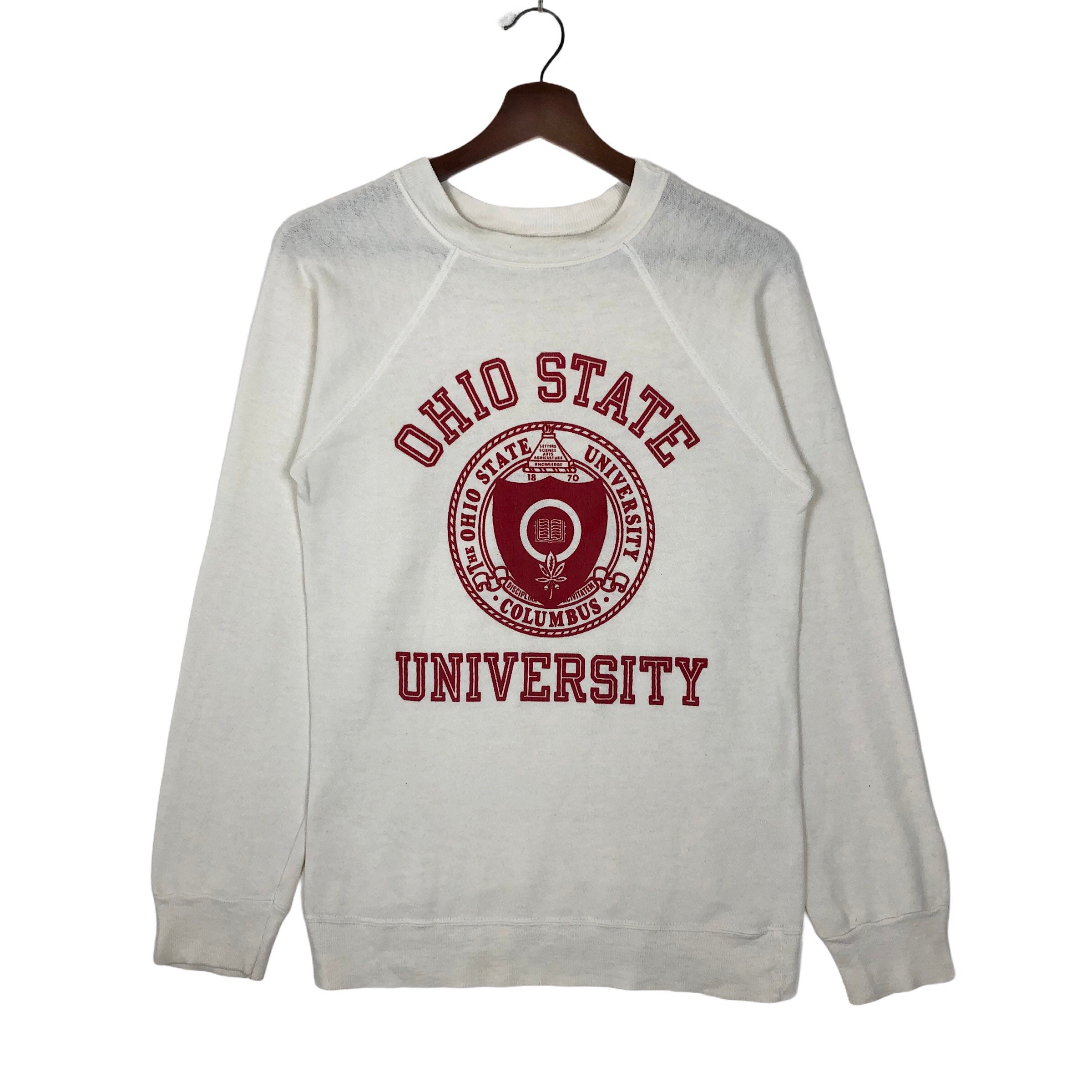 Vintage 70s Ohio State University Sweatshirt Big Logo Ohio Vintage 70s Ohio State University Sweatshirt Big Logo Ohio