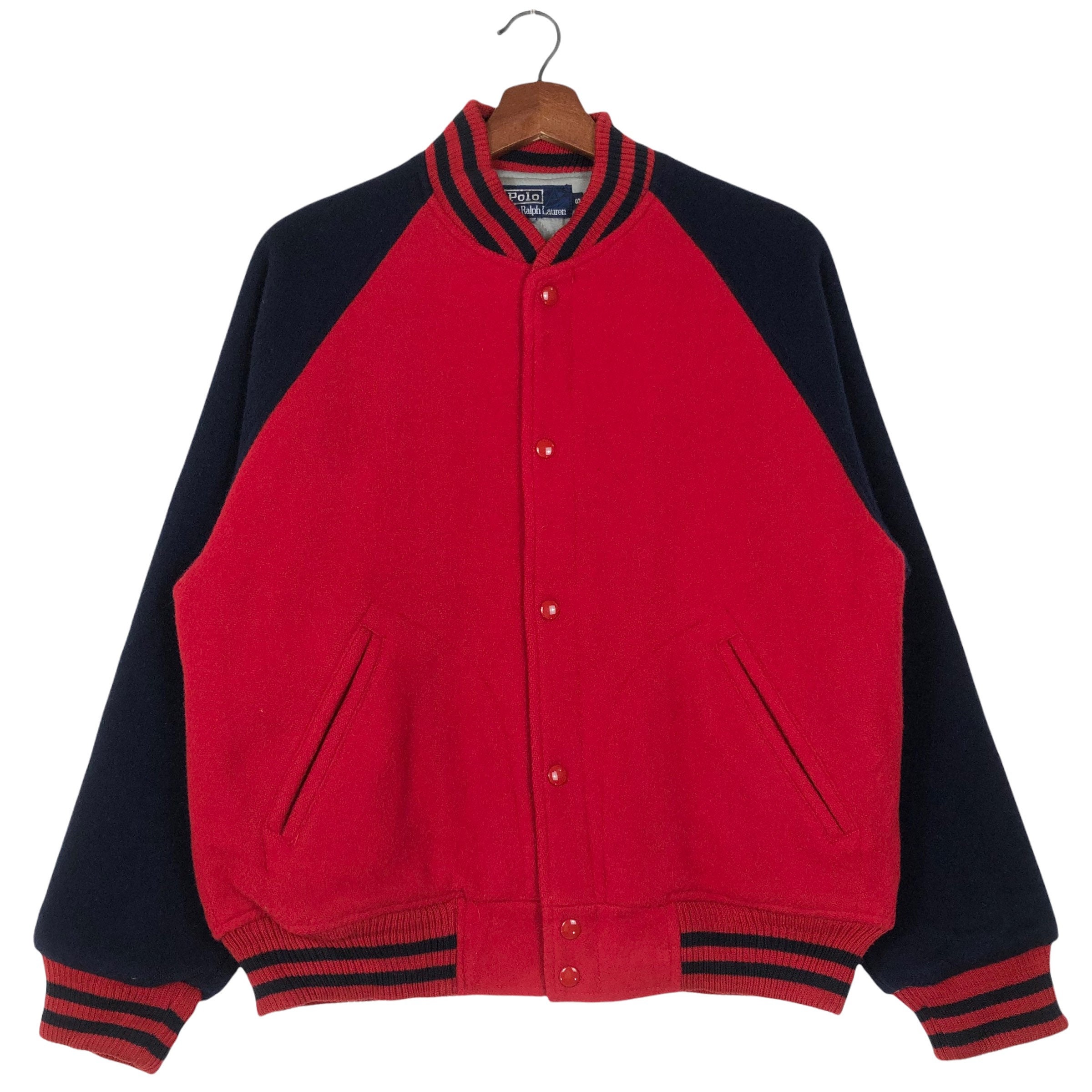 Vintage Polo Ralph Lauren Wool Varsity Jacket Size Small - Etsy Canada