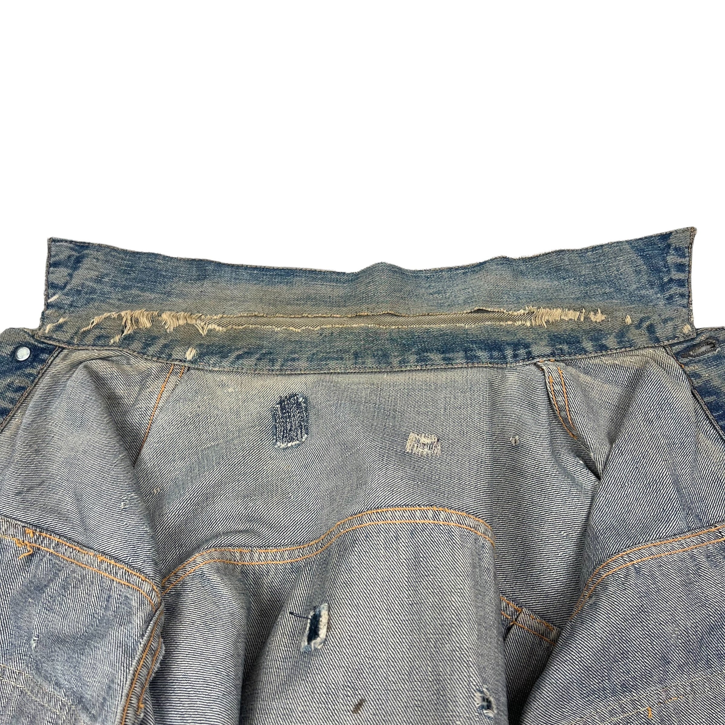 Vintage 1950s Original Levi's 507XX Jacket Biker Cut-off