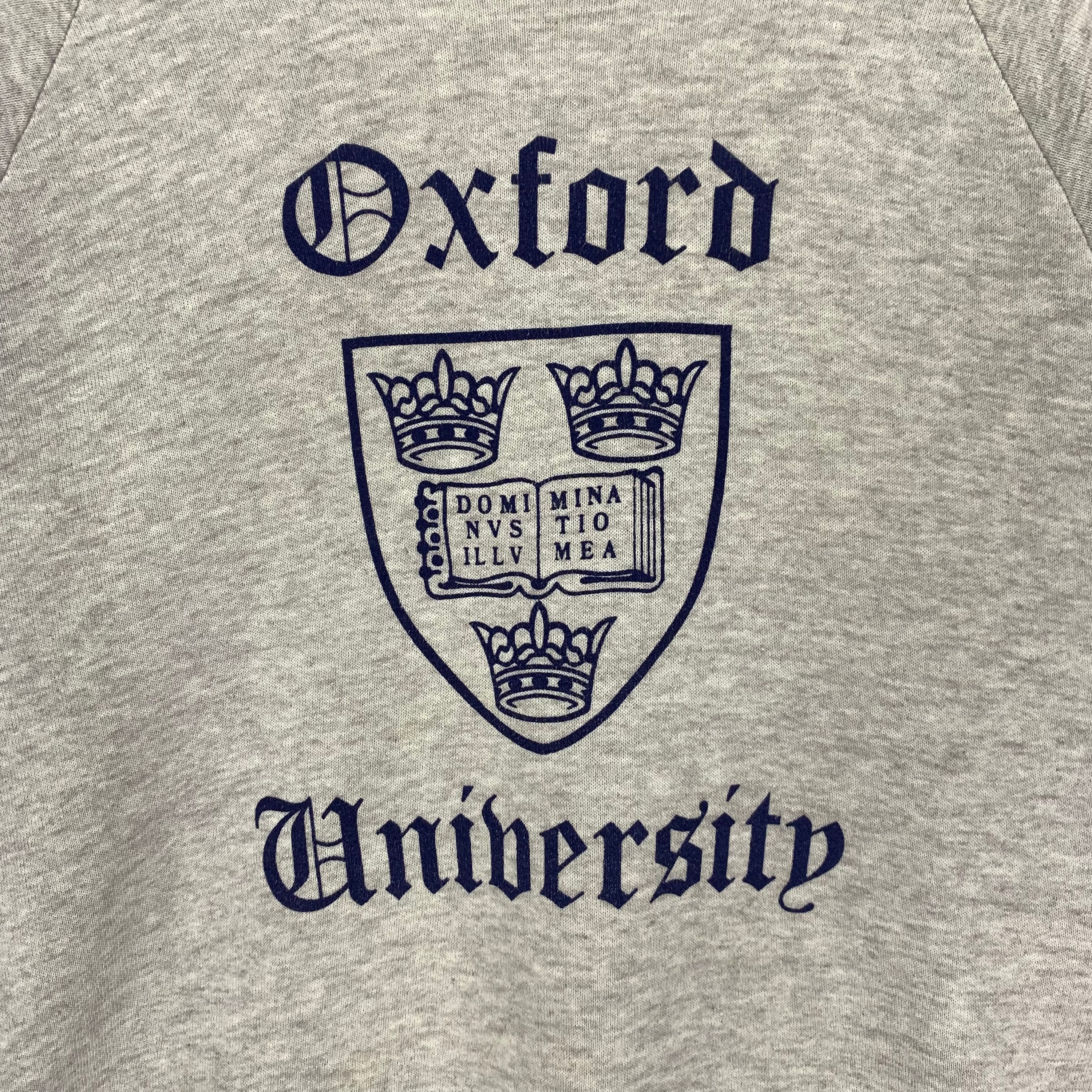 80s OXFORD UNIVERSITY SWEAT UK製　DW291 80s OXFORD UNIVERSITY SWEAT UK製 DW291