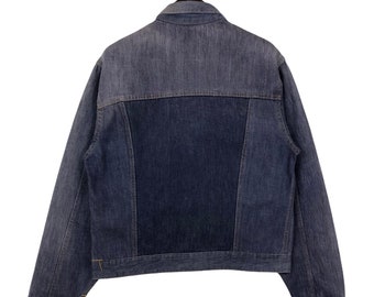 Vintage 60s Burlington Selvedge Trucker Jacket Made in USA Size