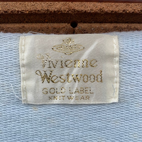 VIVIENWEST WOOD GOLD LABEL 本人期 Vintage Vivienne Westwood Gold Label Knit Wear Sweatshirt