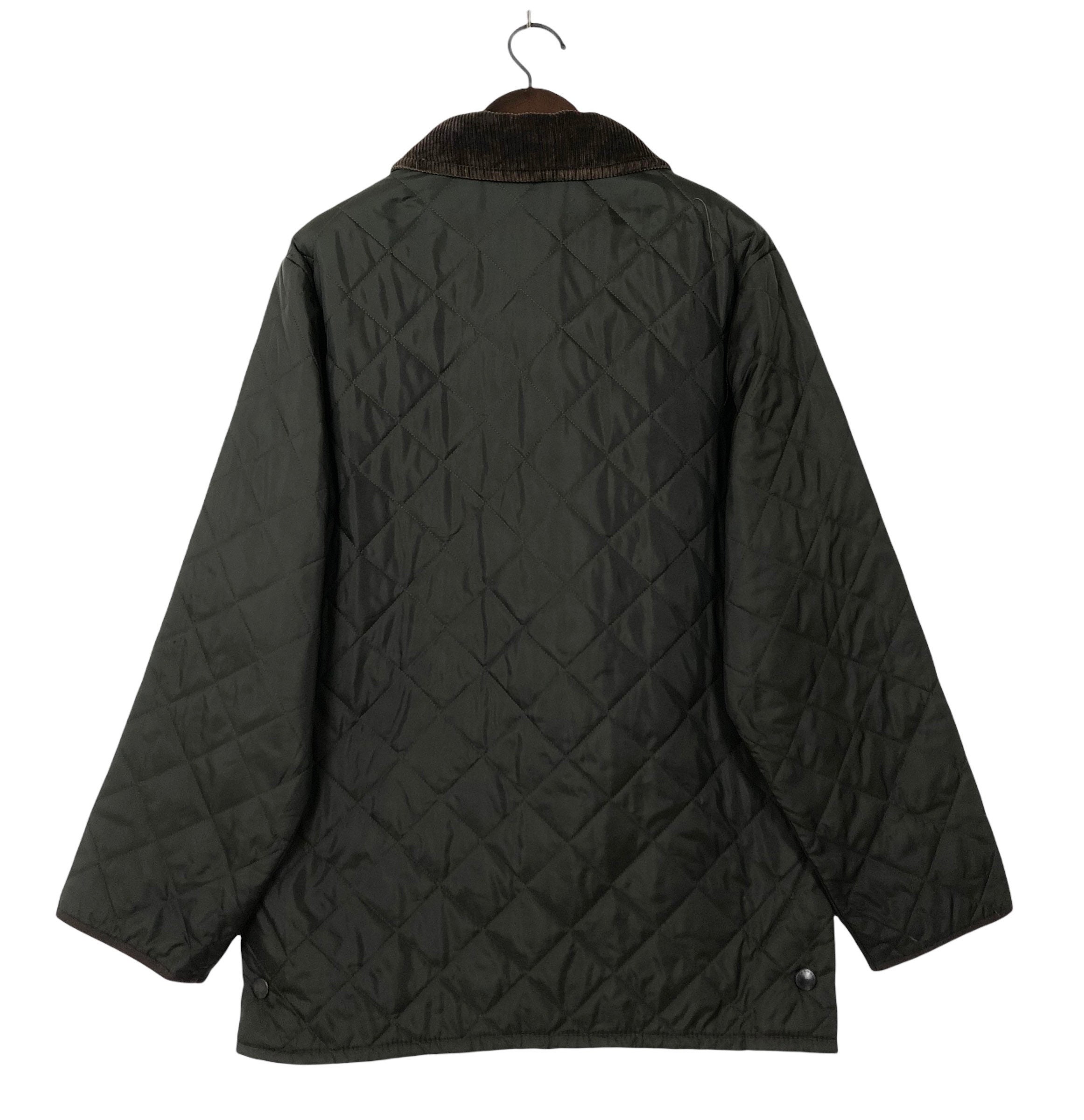 Vintage Barbour Quilted Jacket Size Medium - Etsy