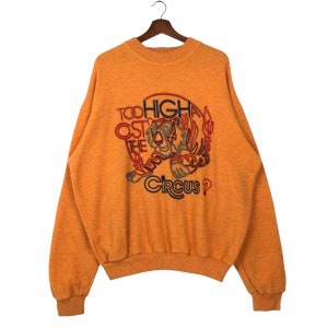 Vintage 1991 Iceberg Sweatshirt Crewneck Pullover Jumper Made In Italy