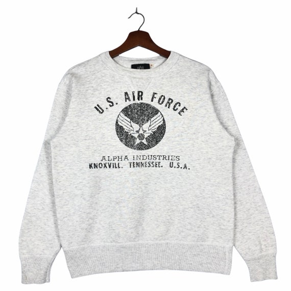 - Big Reproduction Alpha 50s Etsy Sweater US Sweatshirt Military Air Ligo Force Industries