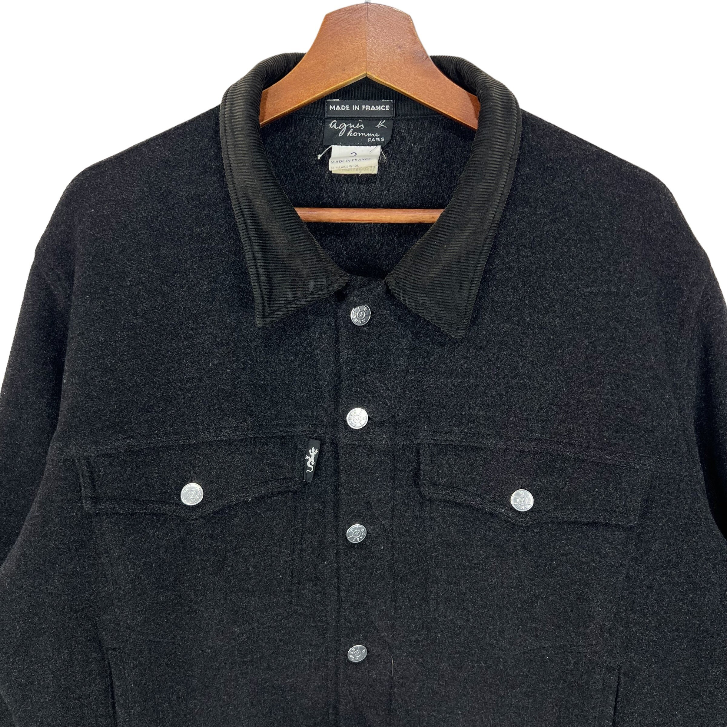ジャケット・アウター Agnes b 00s made in France Jacket agnes b.】Made in France 100% Wool Jacket（アニエスべー