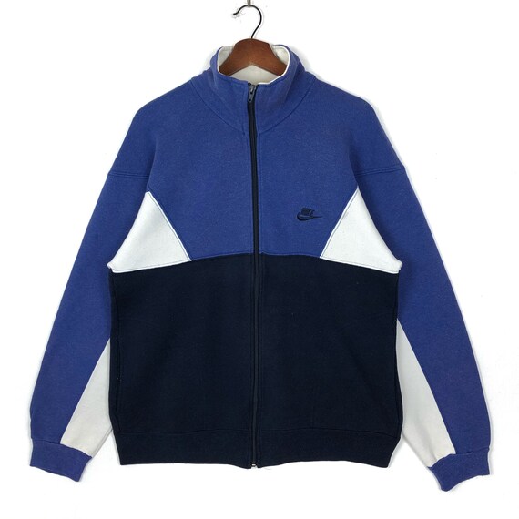 Vintage 80’s Nike Zip Up Sweatshirt Nike Colour Bl