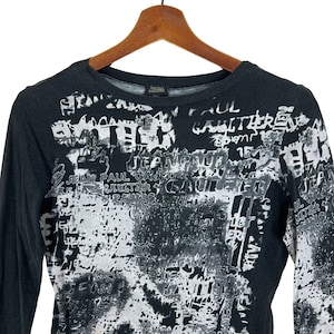 Top Jean Paul Gaultier Graffiti Vintage - Taille 5 Ans - Neuf Sans étiquettes