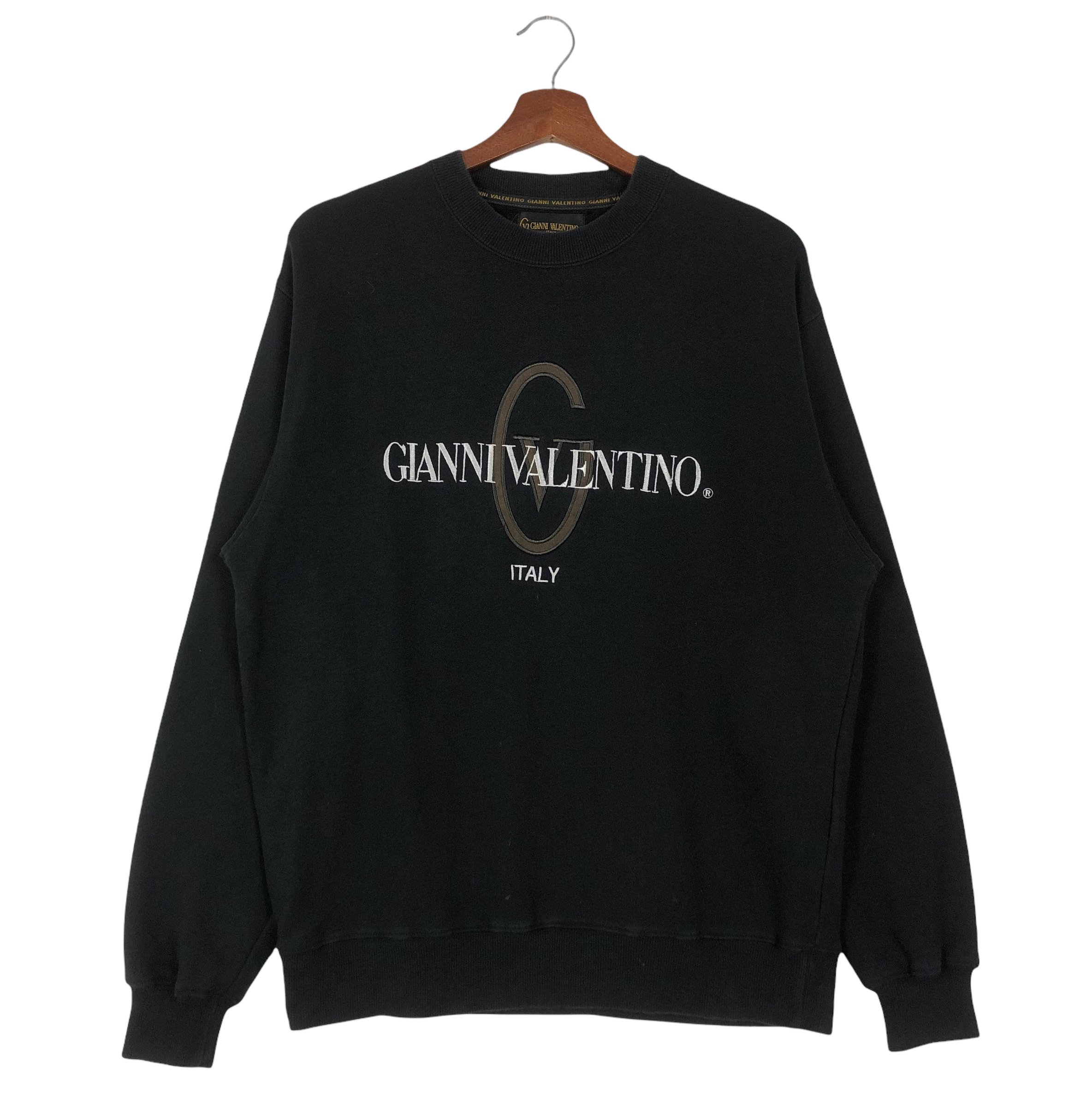 Vintage Gianni Valentino Spell out Big logo Sweater | eBay